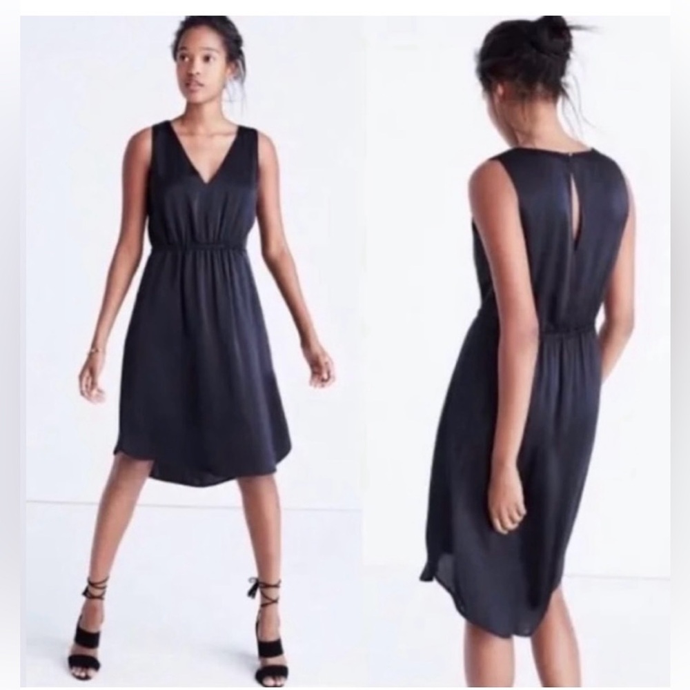 Madewell black dress, size 0. EUC.